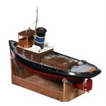 A large scale model of the steam tug boat 'Freddie'