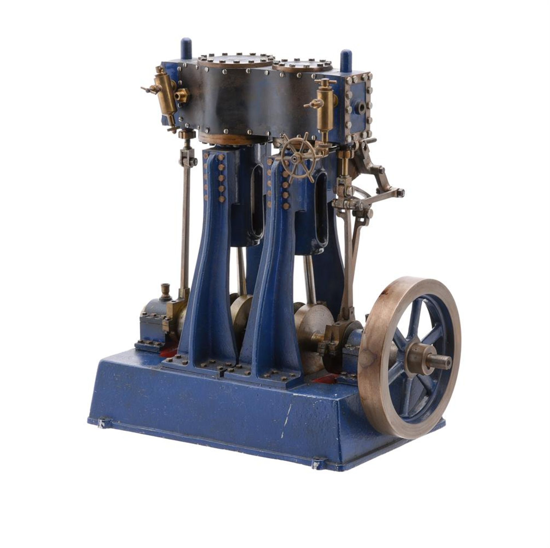 A well-engineered model of a H Clarkson & Son of York vertical compound steam marine engine - Image 2 of 3