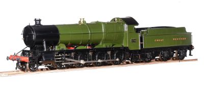 A rare exhibition model of a 7 1/4 inch gauge GWR Class 47xx 2-8-0 locomotive and tender No 4708
