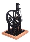 A well-engineered model of 'The Steeple' live steam engine