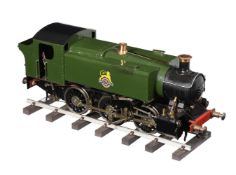 A well-engineered 5 inch gauge model of an 0-6-0 side tank locomotive 'Speedy'