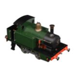 A well-engineered 3 1/2 inch gauge model of an 0-4-0 'Tich' live steam tank locomotive