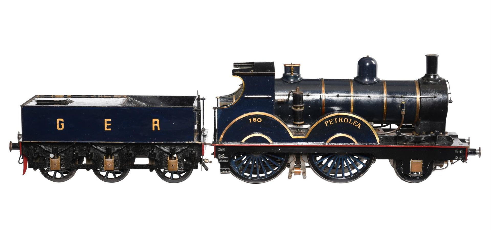 A well-engineered 3 1/2 inch gauge model of GER 2-4-0 Class T19 locomotive No 760 'Petrolea' - Image 2 of 4