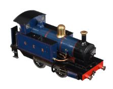 A well-engineered 3 1/2 inch gauge model of an 0-4-0 'Juliet' live steam tank locomotive