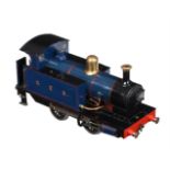 A well-engineered 3 1/2 inch gauge model of an 0-4-0 'Juliet' live steam tank locomotive