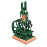 A well-engineered 1 inch scale freelance model of a trapezium connecting rod steam engine
