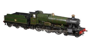 A well-engineered 5 inch gauge model of a 4-6-0 GWR tender locomotive No 7813 'Freshford Manor'