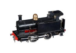 A well-engineered 3 1/2 inch gauge model of a live steam 0-4-0 tank locomotive 'Juliet'