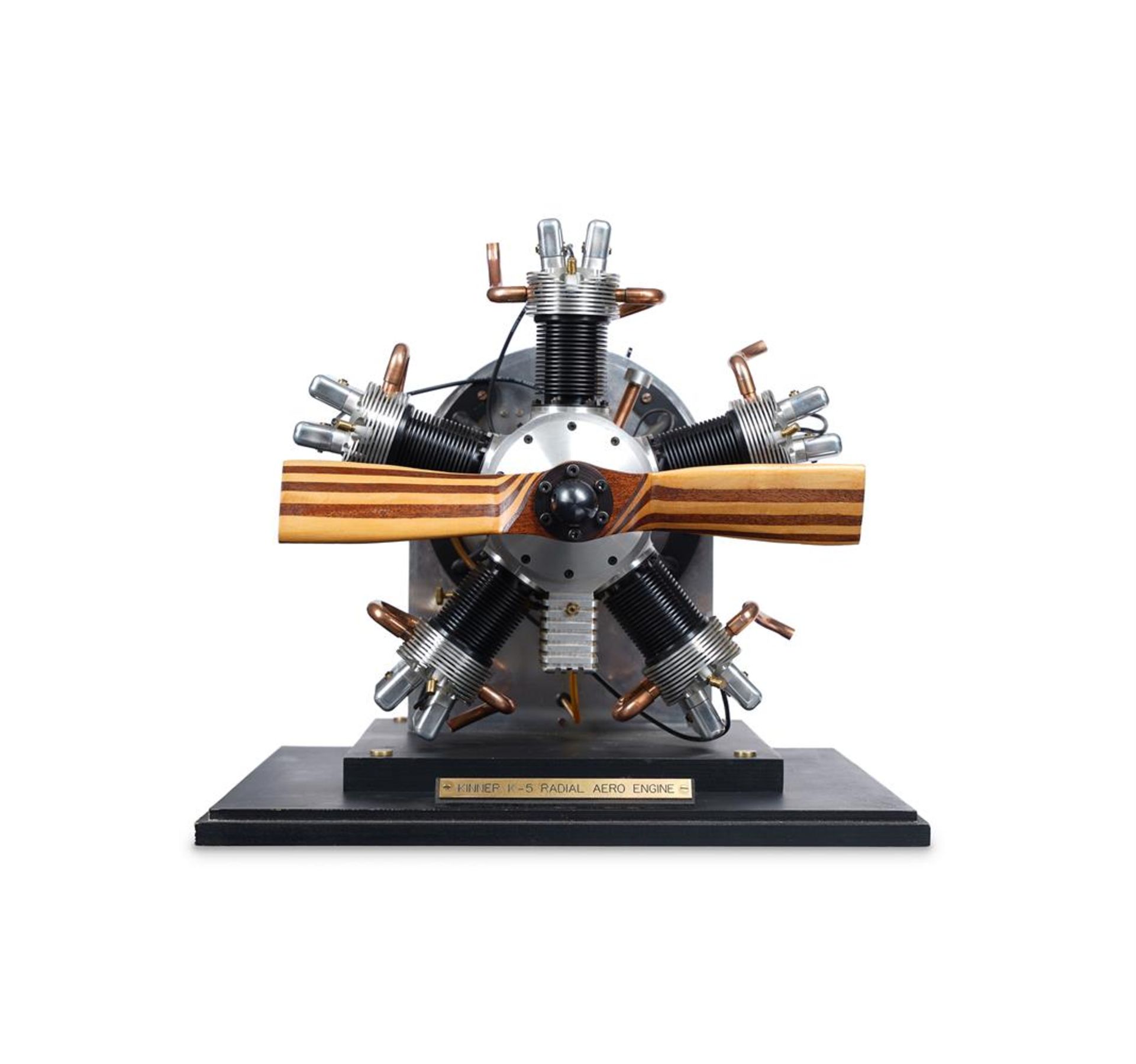 A fine exhibition standard model of a Kinner K-5 radial aero engine - Image 2 of 6