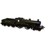 A fine 5 inch gauge model of a SR 4-4-0 Maunsell L1 Class tender locomotive No 785 'Maid of Kent'