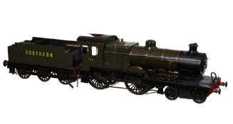 A fine 5 inch gauge model of a SR 4-4-0 Maunsell L1 Class tender locomotive No 785 'Maid of Kent'