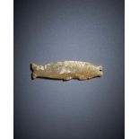 A small Chinese archaic jade fish-form pendant