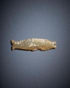 A small Chinese archaic jade fish-form pendant