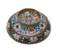 A rare Chinese cloisonné bowl