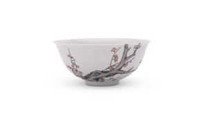 A Chinese famille rose 'Prunus' bowl