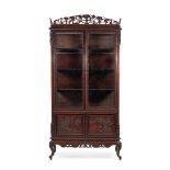 A large Chinese hongmu cabinet