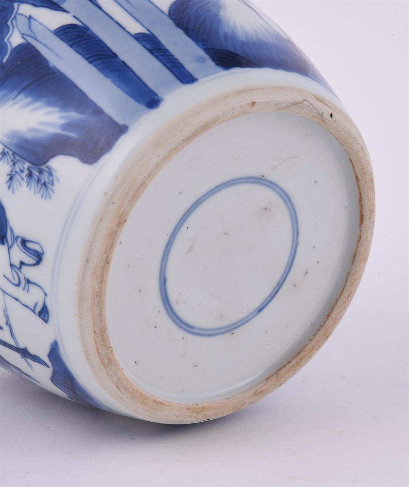 A Chinese blue and white 'Boys' ginger jar - Image 4 of 4