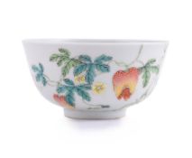 A Chinese famille rose 'Melons' bowl