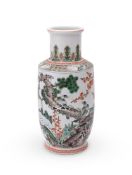 A rare and fine Chinese famille verte vase