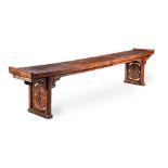 A large Chinese walnut 'heitaomu' altar table