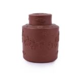A Chinese Yixing tea cannister and cover