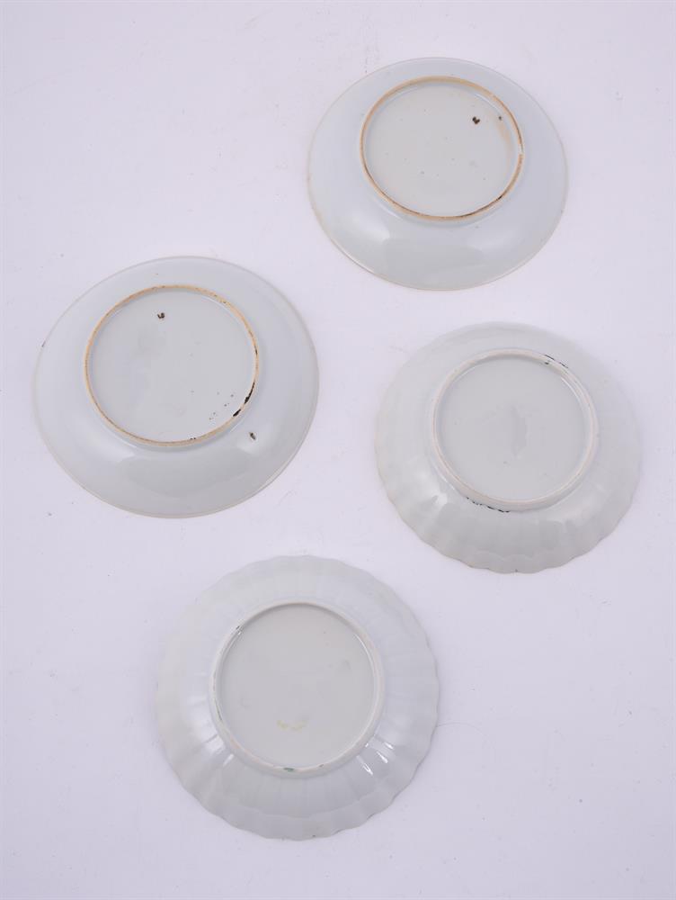 A pair of Chinese famille rose lobed saucer dishes - Image 5 of 5