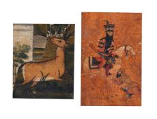 Two Qajar paintings