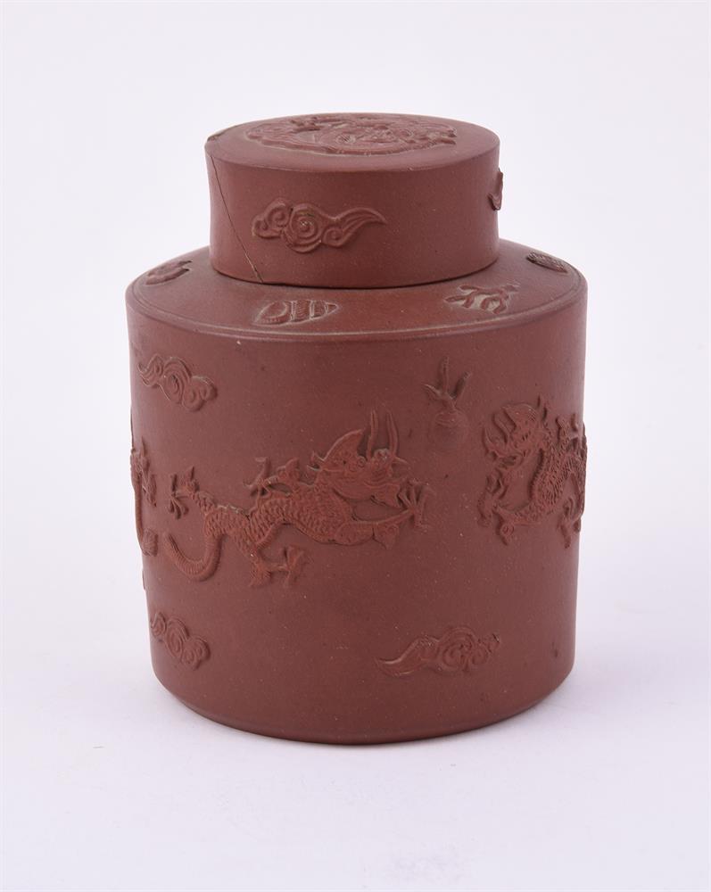 A Chinese Yixing tea cannister and cover - Image 2 of 5