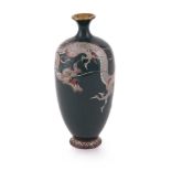 A Japanese Cloisonné Enamel Vase