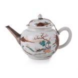 A large Chinese Export teapot and cover