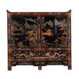 A Chinese painted chest