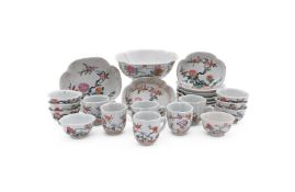 A Chinese Famille Rose part tea and coffee service