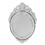 A MODERN WALL MIRROR IN VENETIAN TASTE