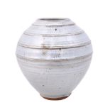 WILLIAM PLUMPTRE (b 1959), A LARGE GLAZED STONEWARE OVOID VASE