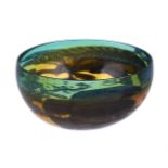 λ HELEN MILLARD, A CASED GLASS BOWL