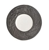 A NEWLYN ARTS & CRAFTS PEWTER CIRCULAR WALL MIRROR