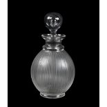 LALIQUE, CRYSTAL LALIQUE, 'LANGEAIS' DECANTER