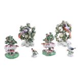 A SELECTION OF DERBY PORCELAIN MODELS