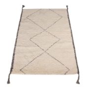 TWO MODERN WOOL RUGS