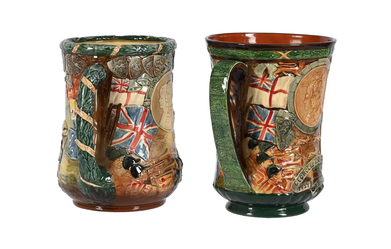 A ROYAL DOULTON LIMITED EDITION COMMEMORATIVE LOVING CUP - Image 3 of 5