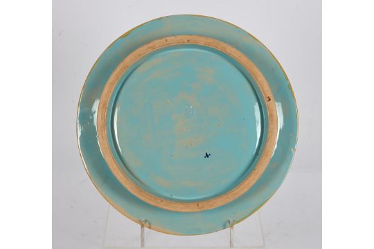 A MINTON MAJOLICA BREAD PLATE - Bild 3 aus 4