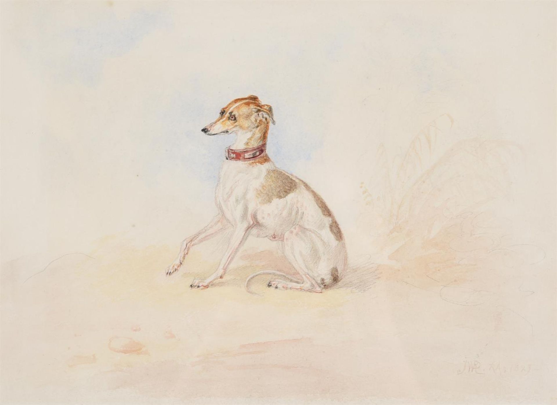 JAMES WARD (BRITISH 1769-1859), MRS. ALLNUTT'S GREYHOUND