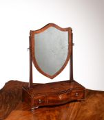 A MAHOGANY DRESSING MIRROR