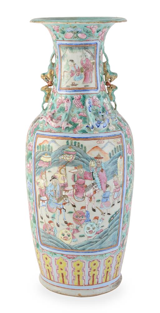 A CANTONESE VASE - Image 2 of 5