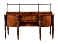 A GEORGE IV MAHOGANY SIDEBOARD