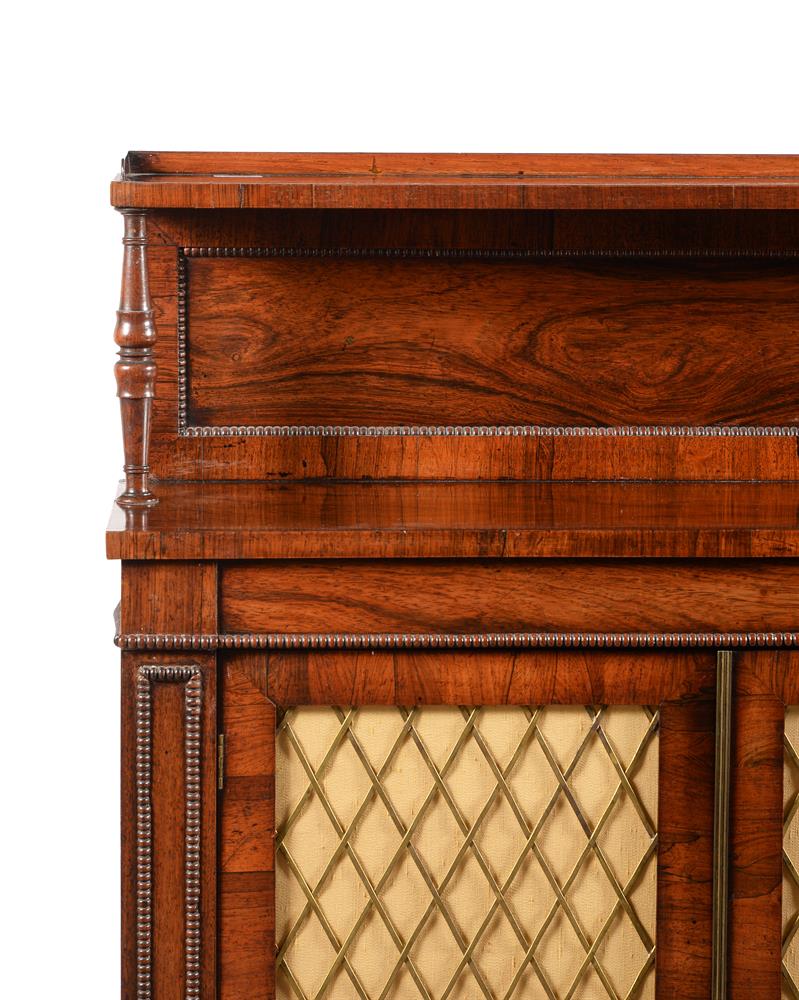 Y A REGENCY ROSEWOOD SIDE CABINET - Image 3 of 3