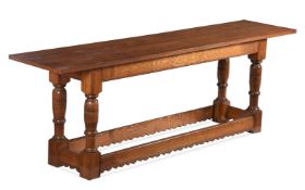 AN OAK SERVING TABLE IN LATE 17TH CENTURY STYLE