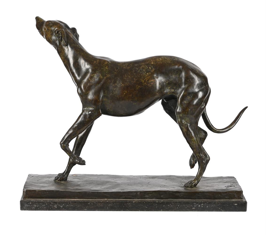 λ PHILIP BLACKER (b. 1949), A LIMITED EDITION BRONZE MODEL OF A GREYHOUND - Image 3 of 5