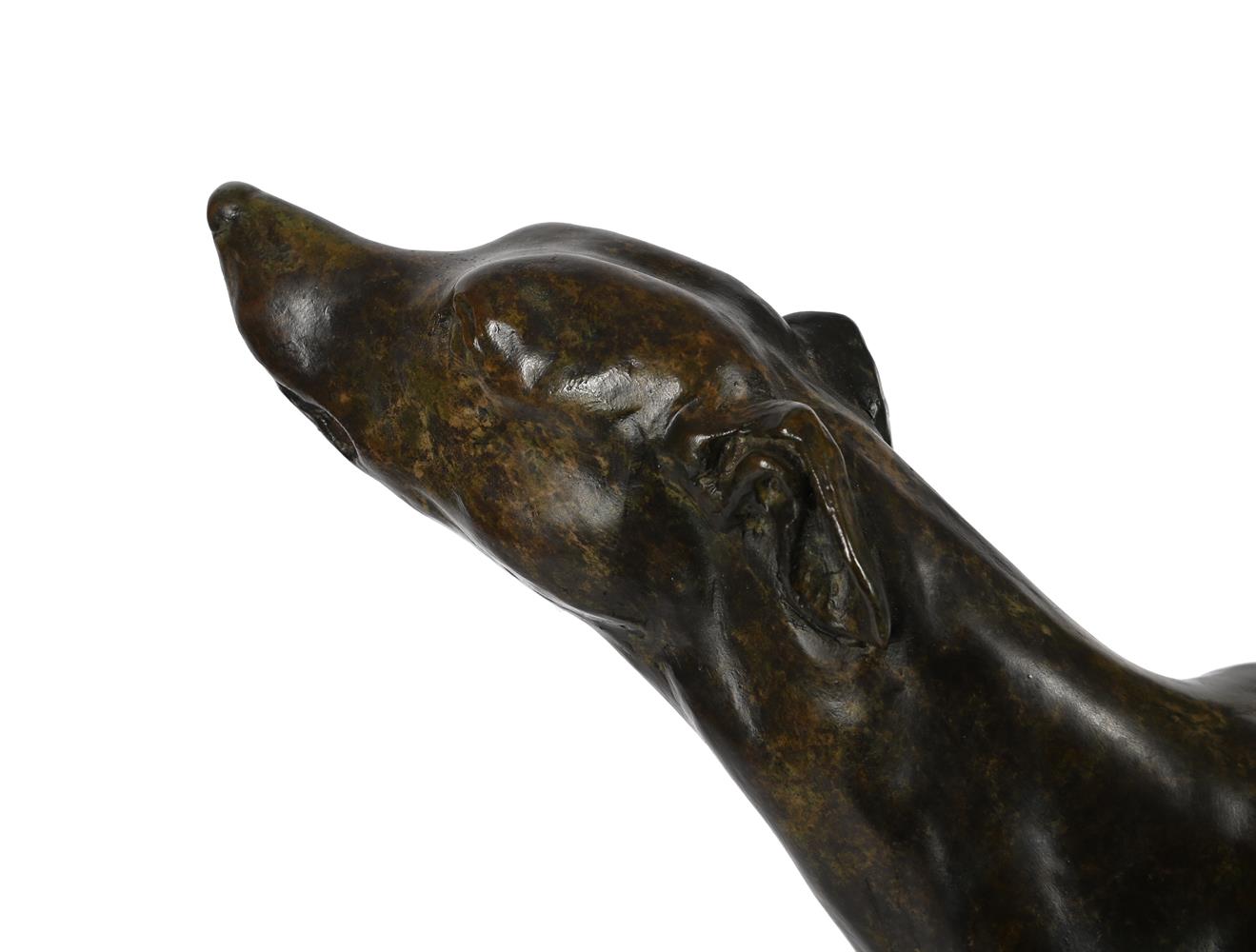 λ PHILIP BLACKER (b. 1949), A LIMITED EDITION BRONZE MODEL OF A GREYHOUND - Image 4 of 5