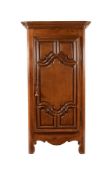 A FRENCH WALNUT ARMOIRE